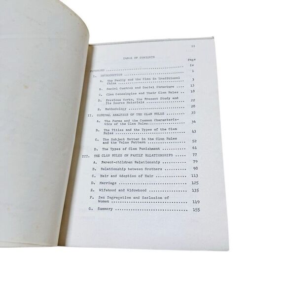 AN ANALYSIS OF THE CHINESE CLAN RULES: A STUDY OF SOCIAL CONTROL Dissertation - Picture 7 of 8